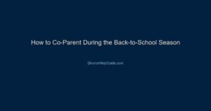 co-parenting back to school